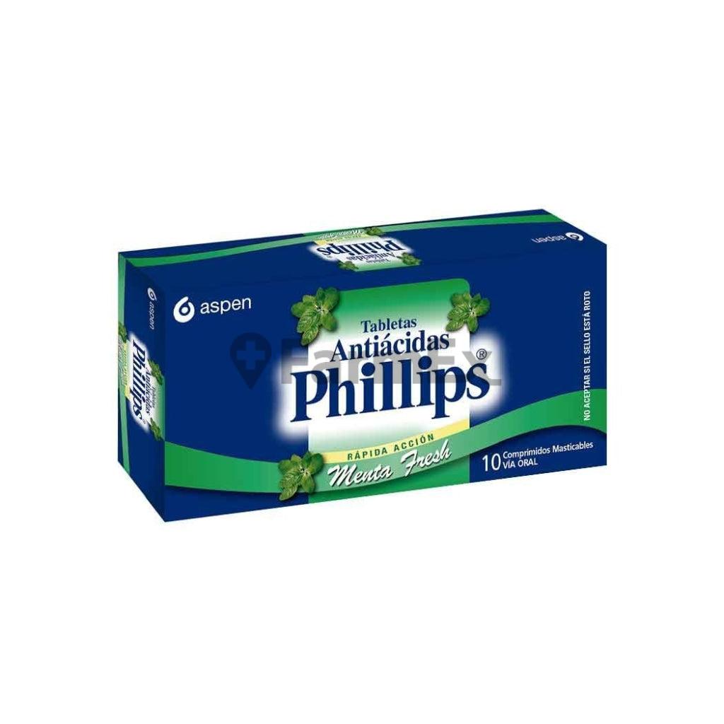 PhillipsTabletas Antiacidas 30 comp. masticables ASPEN